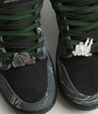 Nike SB x There Skateboards Dunk Low Shoes - Black / Gorge Green - Summit White thumbnail
