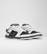 Nike SB x Tightbooth Dunk Low Pro Shoes - White / Black - Safety