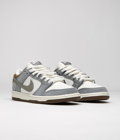Nike SB x Yuto Horigome Dunk Low Pro Shoes - Wolf Grey / Iron Grey - Sail