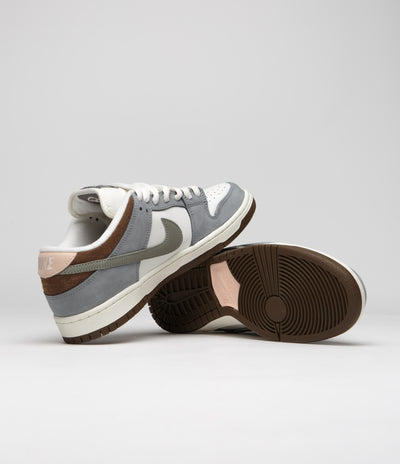 Nike SB x Yuto Horigome Dunk Low Pro Shoes - Wolf Grey / Iron Grey - Sail