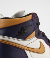 Nike SB Air Jordan 1 OG Defiant Shoes - Court Purple / Black - Sail - University Gold thumbnail