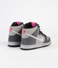 Nike SB Dunk High Pro 'ACG Superdome' Shoes - Flint Grey / Grey Fog - Medium Grey - Flamingo thumbnail