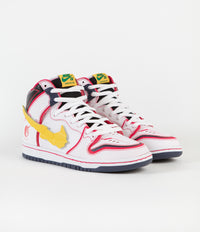 Nike SB Dunk High Pro 'Gundam' Shoes - White / Amarillo thumbnail