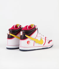Nike SB Dunk High Pro 'Gundam' Shoes - White / Amarillo thumbnail