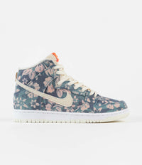 Nike SB Dunk High Pro 'Hawaii' Shoes - Aquamarine / Light Cream - Total Orange thumbnail
