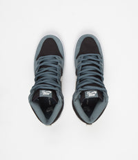 Nike SB Dunk High Pro Shoes - Mineral Slate / Sail - Black - White thumbnail