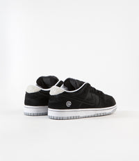 Nike SB Dunk Low OG Medicom Shoes - Black / Black - White thumbnail
