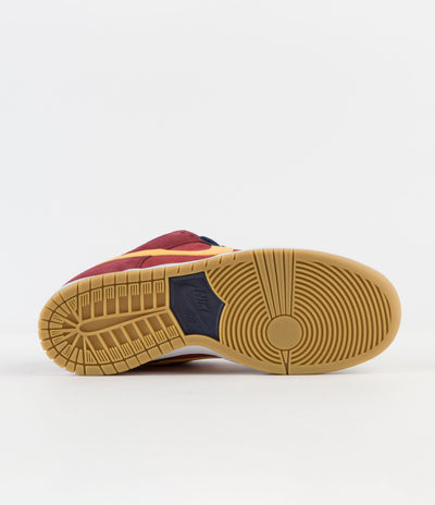 Nike SB Dunk Low Pro 'Barcelona' Shoes - Navy / University Gold - Gym Red - Court Blue