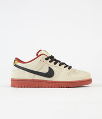 Nike SB Dunk Low Pro 'Hennessy' Shoes - Muslin / Black - Muslin - Rugged Orange thumbnail