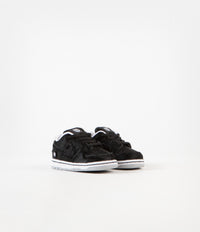 Nike SB Dunk Low Pro Medicom Toddler Shoes - Black / Black - White thumbnail
