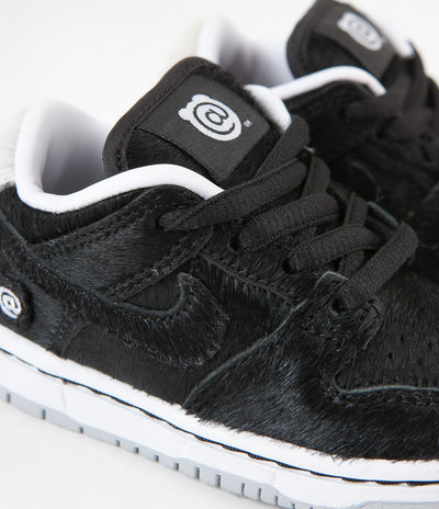 Nike SB Dunk Low Pro Medicom Toddler Shoes - Black / Black - White
