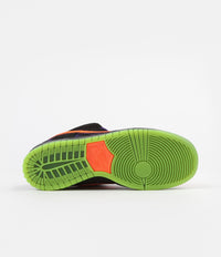 Nike SB Dunk Low Pro 'Night Of Mischief' Shoes - Black / Total Orange - Court Purple - Volt thumbnail