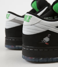 Nike SB Dunk Low Pro OG 'Panda Pigeon' Shoes - Black / White - Green Gusto thumbnail