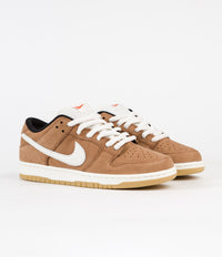 Nike SB Dunk Low Pro Orange Label Shoes - Dark Russet / Sail - Dark Russet - Black thumbnail