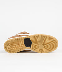 Nike SB Dunk Low Pro Orange Label Shoes - Dark Russet / Sail - Dark Russet - Black thumbnail