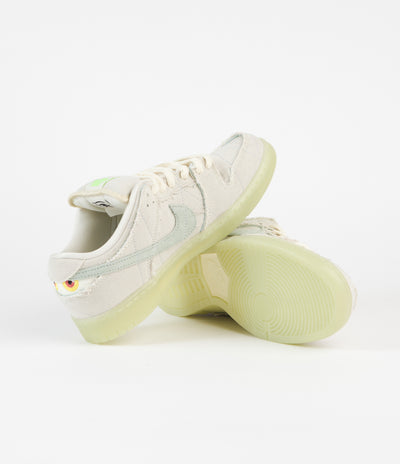 Nike SB Dunk Low Pro Premium 'Mummy' Shoes - Coconut Milk / Seafoam - Yellow Strike