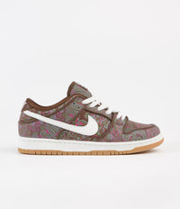 Nike SB Dunk Low Pro Premium 'Paisley' Shoes - Cacao Wow / Summit White - Rough Green thumbnail