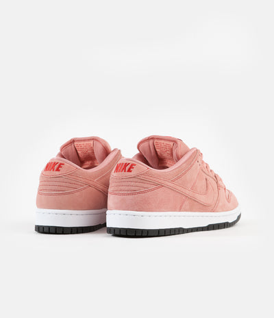 Nike SB Dunk Low Pro Premium 'Pink Pig' Shoes - Atomic Pink / Atomic Pink - University Red
