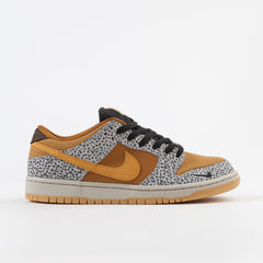 Nike SB Dunk Low Pro 'Safari' Shoes - Neutral Grey / Kumquat - Desert Ochre