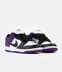 Nike SB Dunk Low Pro Shoes - Court Purple / Black - White - Court Purple thumbnail