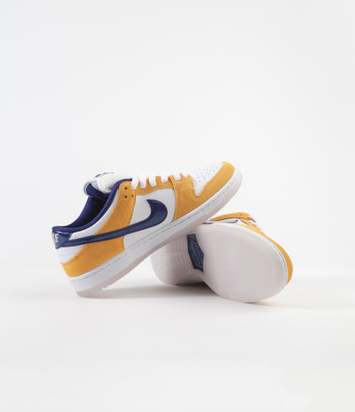 Nike SB Dunk Low Pro Shoes - Laser Orange / Regency Purple - Laser Orange