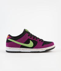 Nike SB Dunk Low Pro 'ACG Terra' Shoes - Red Plum / Citron - Black - Taxi thumbnail