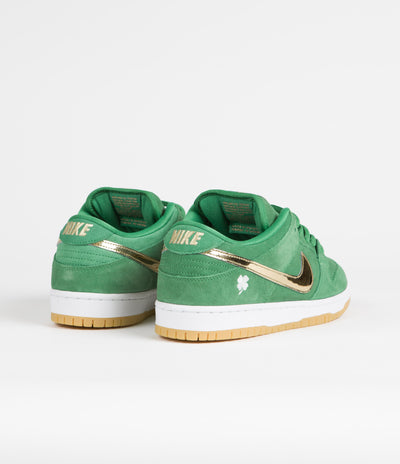 Nike SB Dunk Low Pro 'St. Patrick's Day' Shoes - Lucky Green / Metallic Gold - Lucky Green