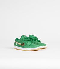 Nike SB Dunk Low Pro 'St. Patrick's Day' (Toddler) Shoes - Lucky Green / Metallic Gold - Lucky Green thumbnail
