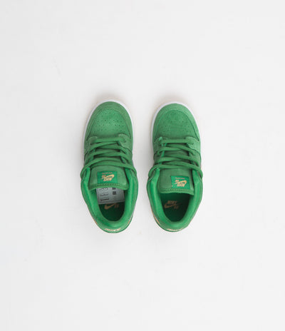 Nike SB Dunk Low Pro 'St. Patrick's Day' (Toddler) Shoes - Lucky Green / Metallic Gold - Lucky Green