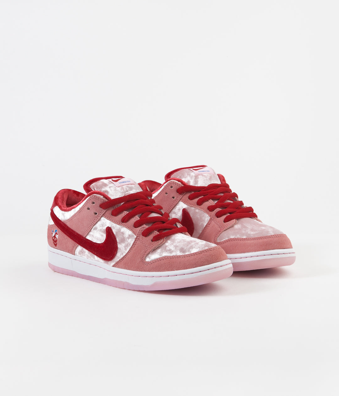 Nike sb dunk pink and red Clearance