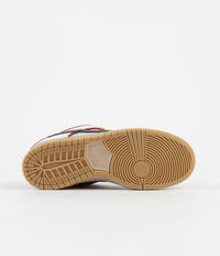 Nike SB Dunk Low Pro 'What The P-Rod' Shoes - Sport Red / Black - Varsity Maize - Volt thumbnail