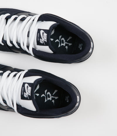 Nike SB Dunk Low TRD Murasaki Shoes - Dark Obsidian / Dark Obsidian - White