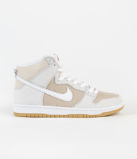 Nike SB Orange Label Dunk High Pro Shoes - Natural / White - Natural - Natural thumbnail