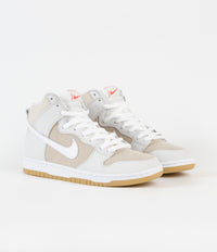 Nike SB Orange Label Dunk High Pro Shoes - Natural / White - Natural - Natural thumbnail