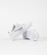 Nike SB Orange Label Dunk Low Pro 'Oski' Preschool Shoes - White / Cool Grey - White - White thumbnail