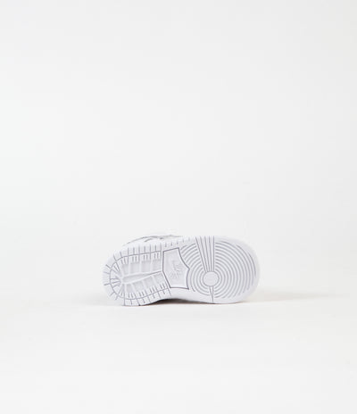 Nike SB Orange Label Dunk Low Pro 'Oski' Toddler Shoes - White / Cool Grey - White - White