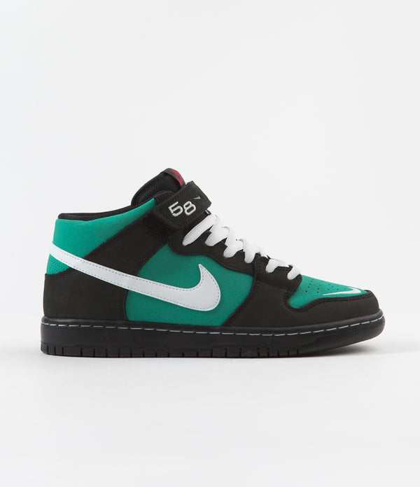 Nike SB Orange Label Dunk Mid Pro Griffey Jr Shoes Black White