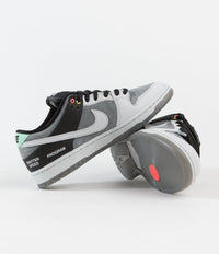 Nike SB Orange Label 'VX1000' Dunk Low Pro Shoes - Smoke Grey / Pure Platinum - Off Noir thumbnail