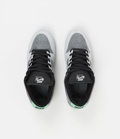 Nike SB Orange Label 'VX1000' Dunk Low Pro Shoes - Smoke Grey / Pure Platinum - Off Noir