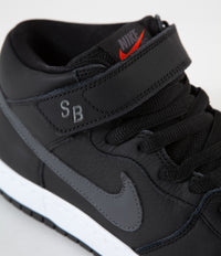 SB Orange Label Dunk Mid Pro Shoes - Black Dark Grey - Black - Releases.Flatspot