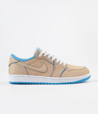Nike SB x Air Jordan 1 Low Shoes - Desert Ore / Royal Blue - Dark Powder Blue thumbnail