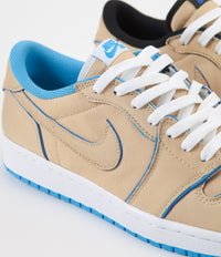 Nike SB x Air Jordan 1 Low Shoes - Desert Ore / Royal Blue - Dark Powder Blue thumbnail