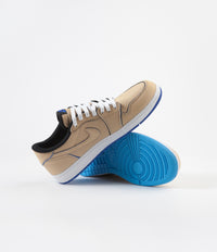 Nike SB x Air Jordan 1 Low Shoes - Desert Ore / Royal Blue - Dark Powder Blue thumbnail