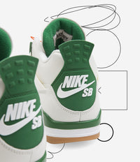 Nike SB x Air Jordan 4 Shoes - Sail / White - Pine Green - Neutral Grey thumbnail