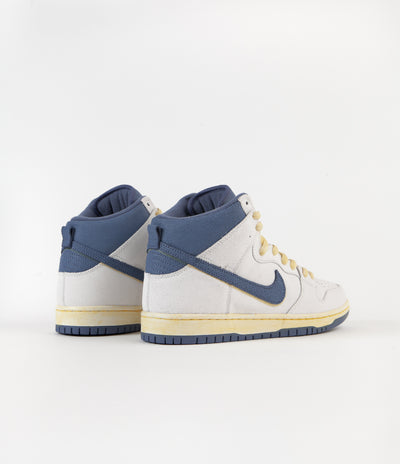 Nike SB x Atlas Dunk High Pro QS Shoes - Sail / Ocean Fog - Track Red - White