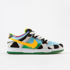 Nike SB x Ben & Jerry's 'Chunky Dunky' Dunk Low Pro Shoes - White / University Gold - Lagoon Pulse - Black