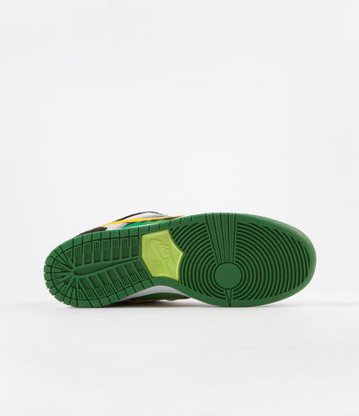 Nike SB x Ben & Jerry's 'Chunky Dunky' Dunk Low Pro Shoes - White / University Gold - Lagoon Pulse - Black