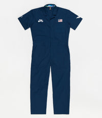 Nike SB x Parra 'USA Federation Kit' Coveralls - Brave Blue / White thumbnail