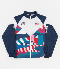 Nike SB x Parra USA Federation Kit Crew Jersey White/Brave Blue