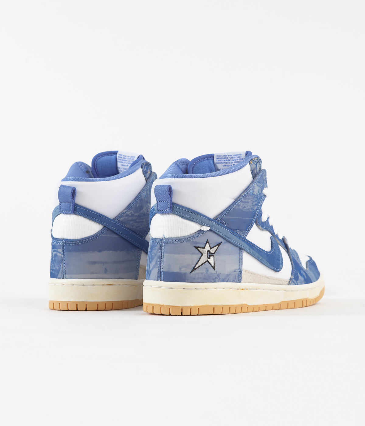 Nike SB x Carpet Company Dunk High Premium Shoes - White / Royal